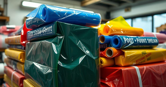 Filme stretch colorido: descubra suas aplicações e benefícios para o seu negócio