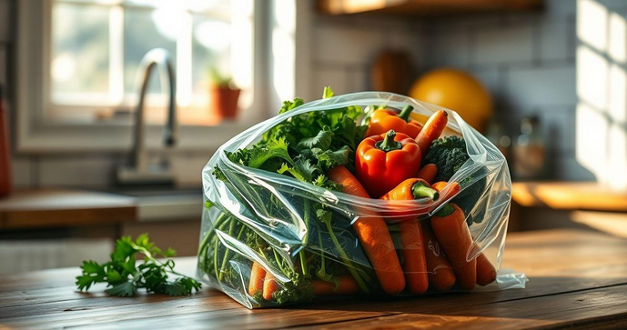 Saco plástico a vácuo para alimentos: Saiba a solução ideal para conservar seus alimentos frescos