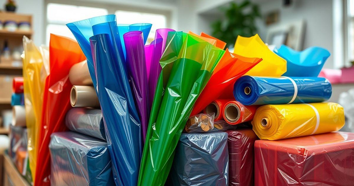 Filme Stretch Colorido Transforme Suas Embalagens