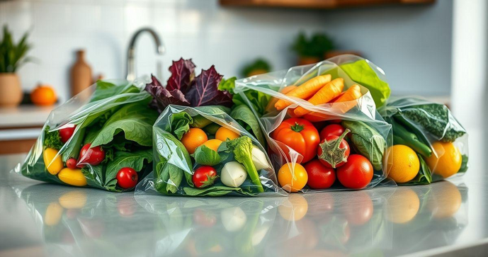 Saco plástico a vácuo para alimentos é a solução ideal para conservar frescor e sabor